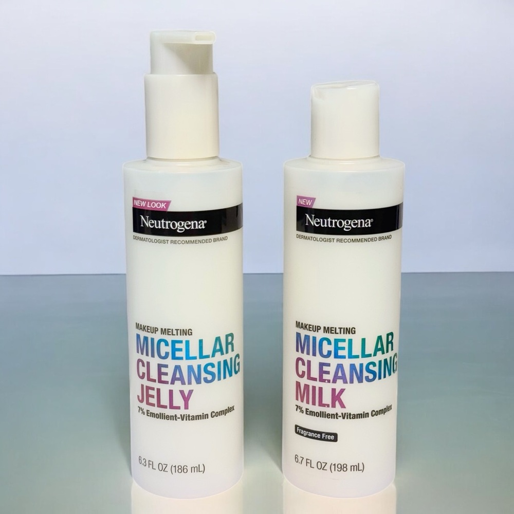 Neutrogena Makeup Melting Micellar Cleansing Jelly & Micellar Cleansing Milk
